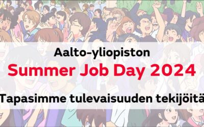 Terveisiä Summer Job Day -tapahtumasta